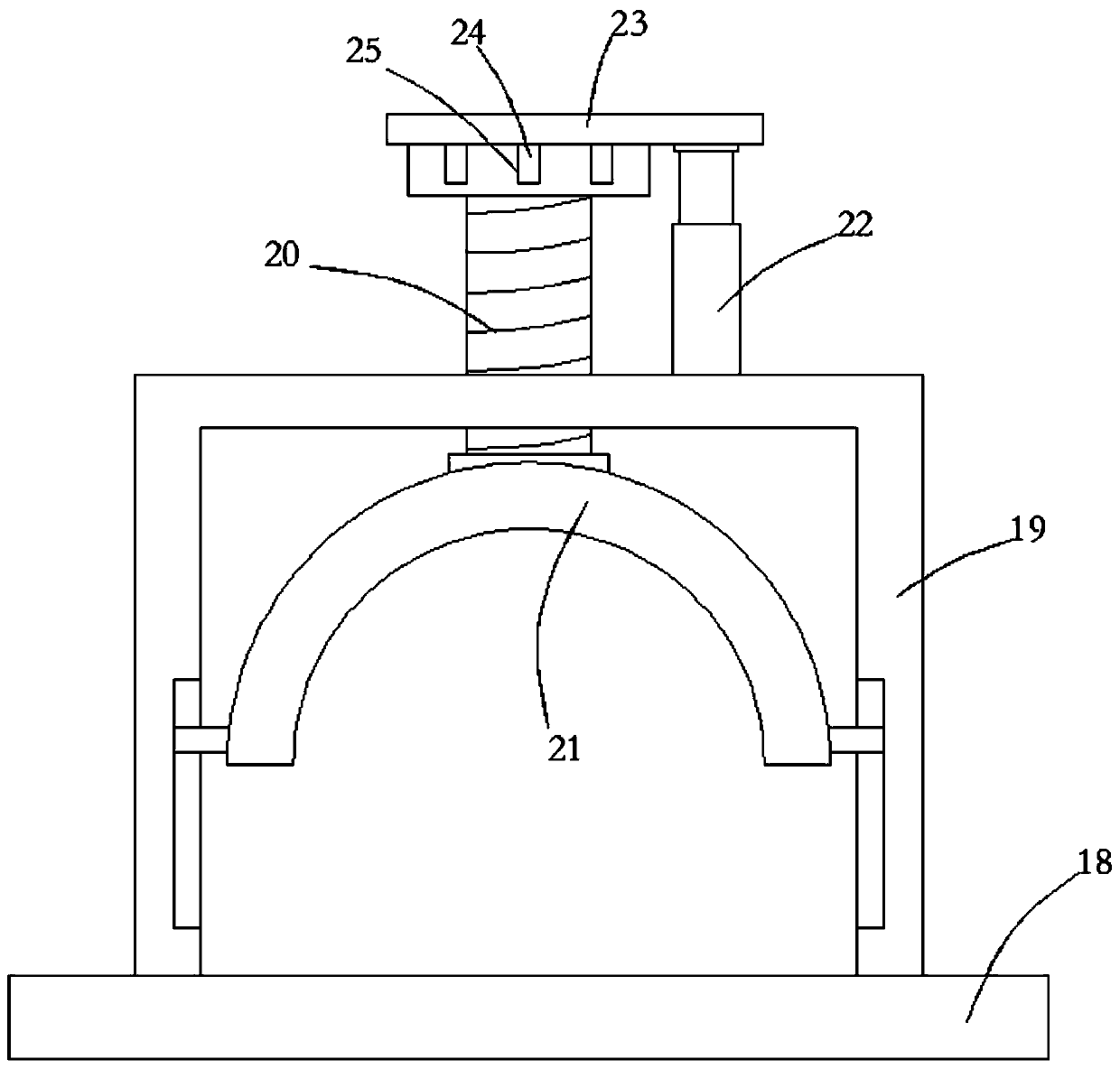 Cutting equipment for producing MBR membrane lining pipe