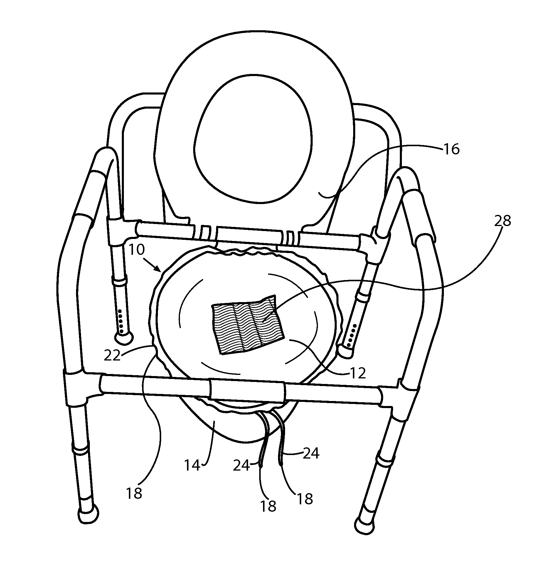 Disposable sanitary waste receptacle