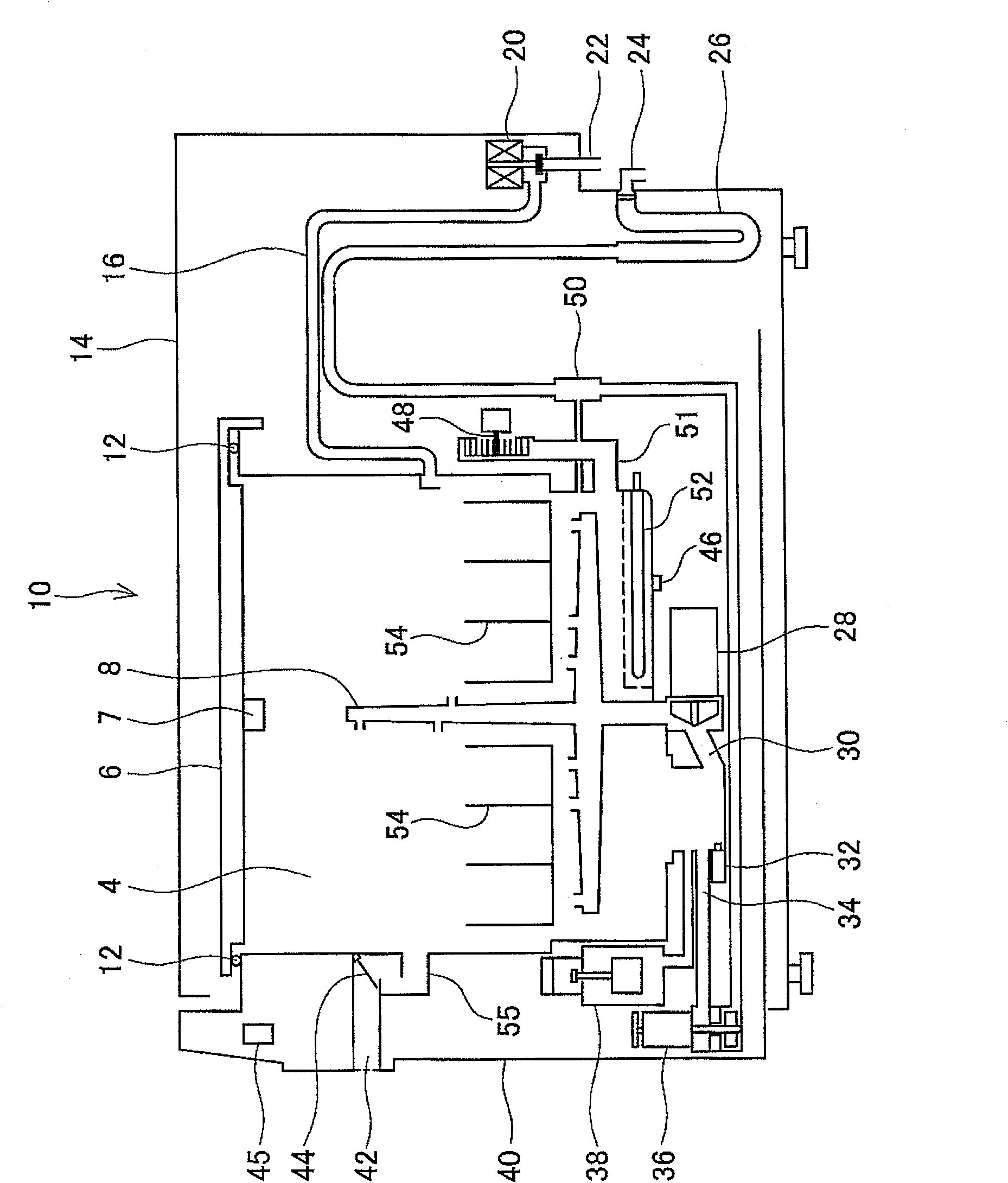 Dishware cleaning machine