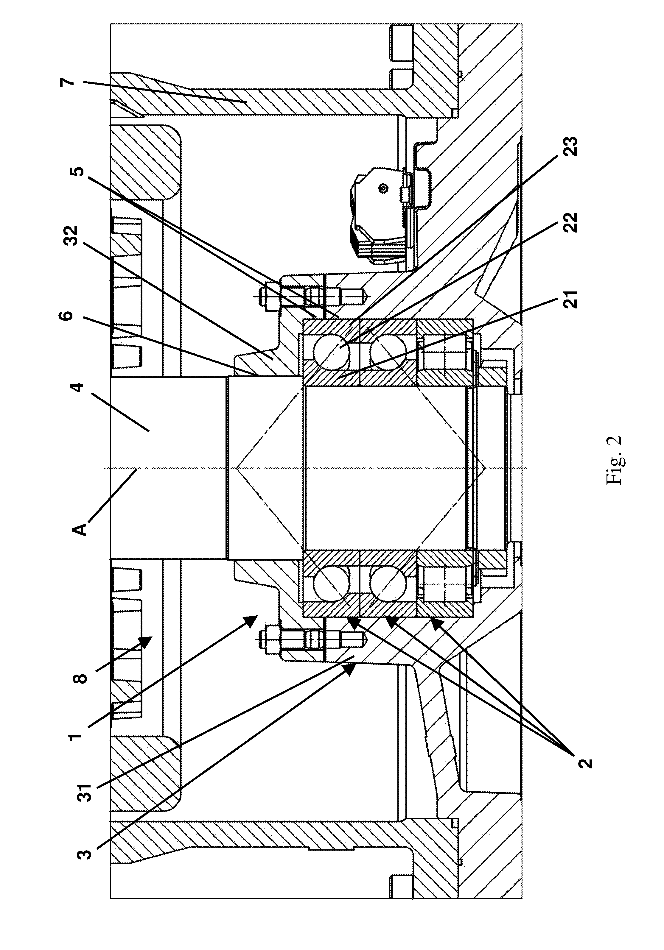 Submersible pump and bearing arrangement