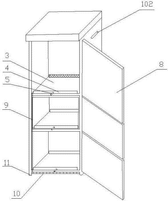 Medical refrigerator capable of avoiding storing confusion of reagents or drugs