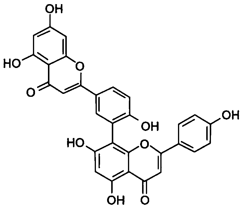 Medical use of amentoflavone in treatment of chicken necrotic enteritis