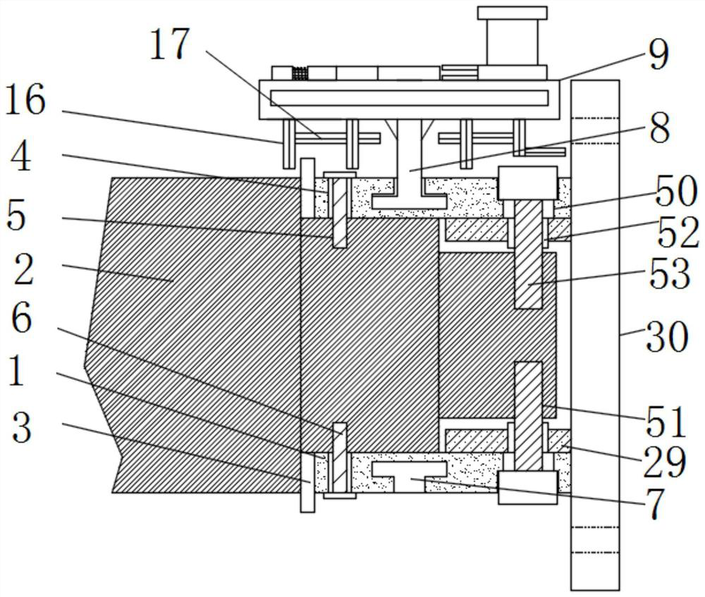 Grass scraping device for preventing grass winding of rotary cultivator cutter shaft