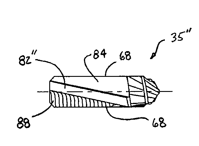 Spade drill insert having helical margins