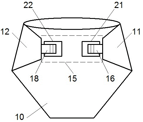 Respiratory monitoring apparatus in conjunction with a paper diaper