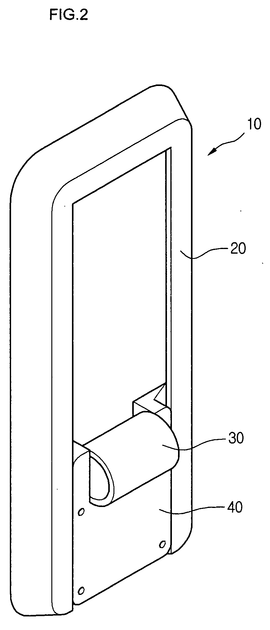 Height adjusting device of a display device and stand for display device