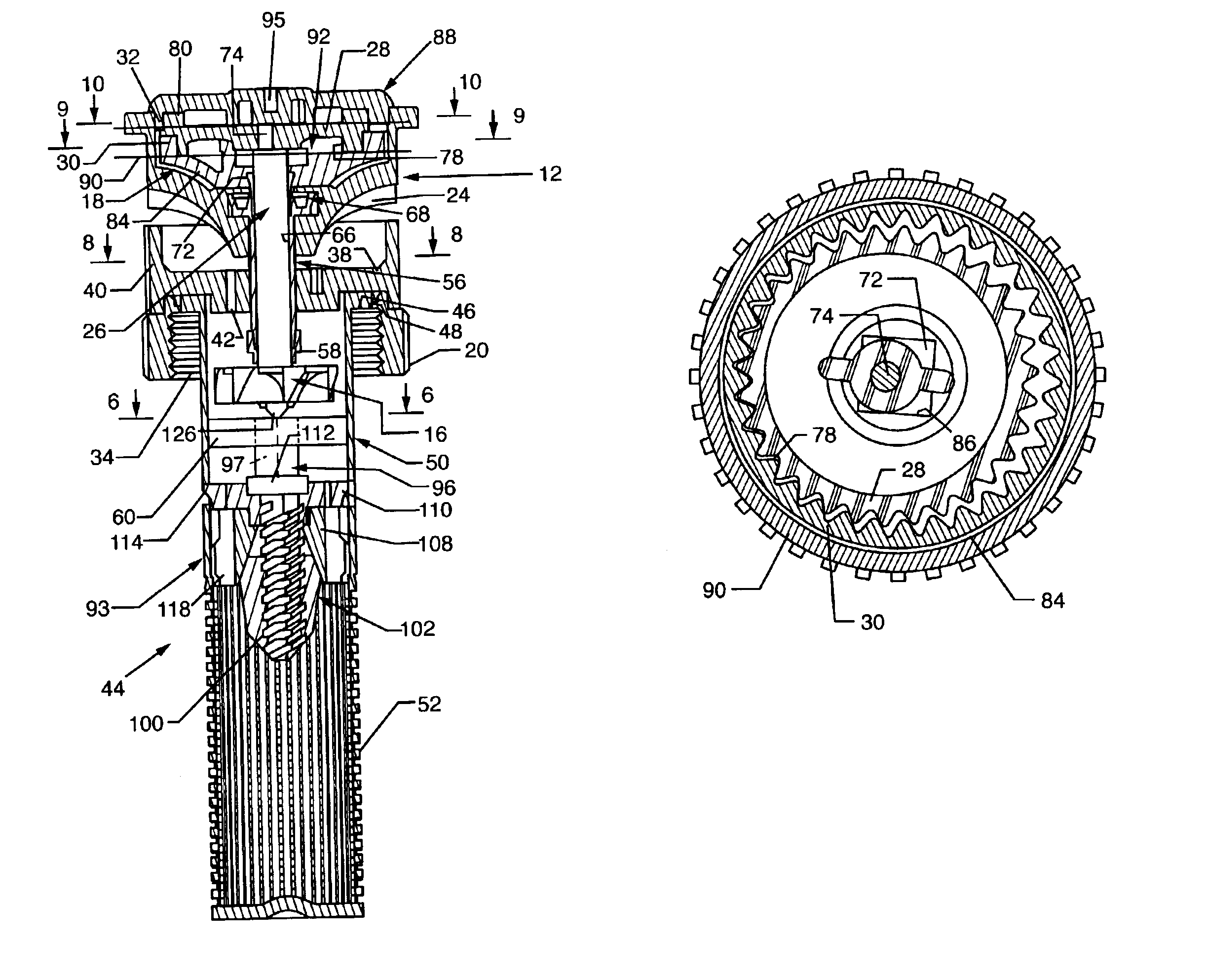 Rotating stream sprinkler with turbine speed governor