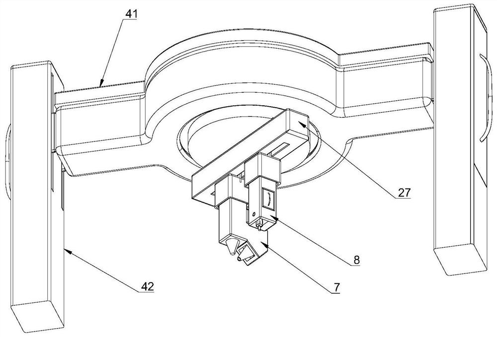 Additive and subtractive synchronous machining method and device for component with spatial curved surface