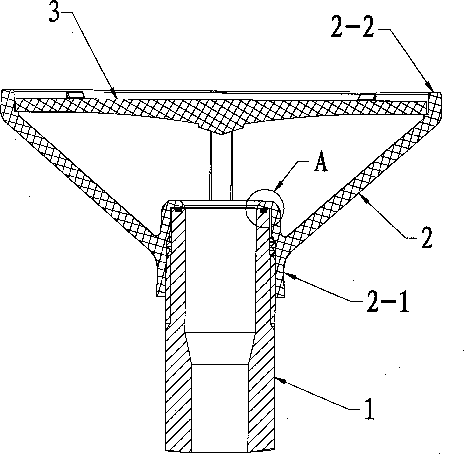 Feed source for microwave antenna and microwave antenna