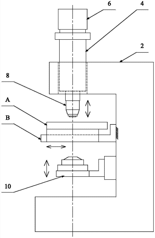 Supporting device for microscope, microscope and microscope carrier