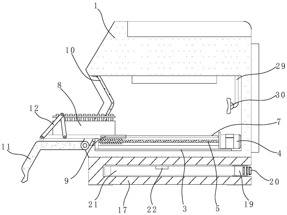 Novel coronavirus detector capable of realizing automatic opening and closing effect for preventive medicine