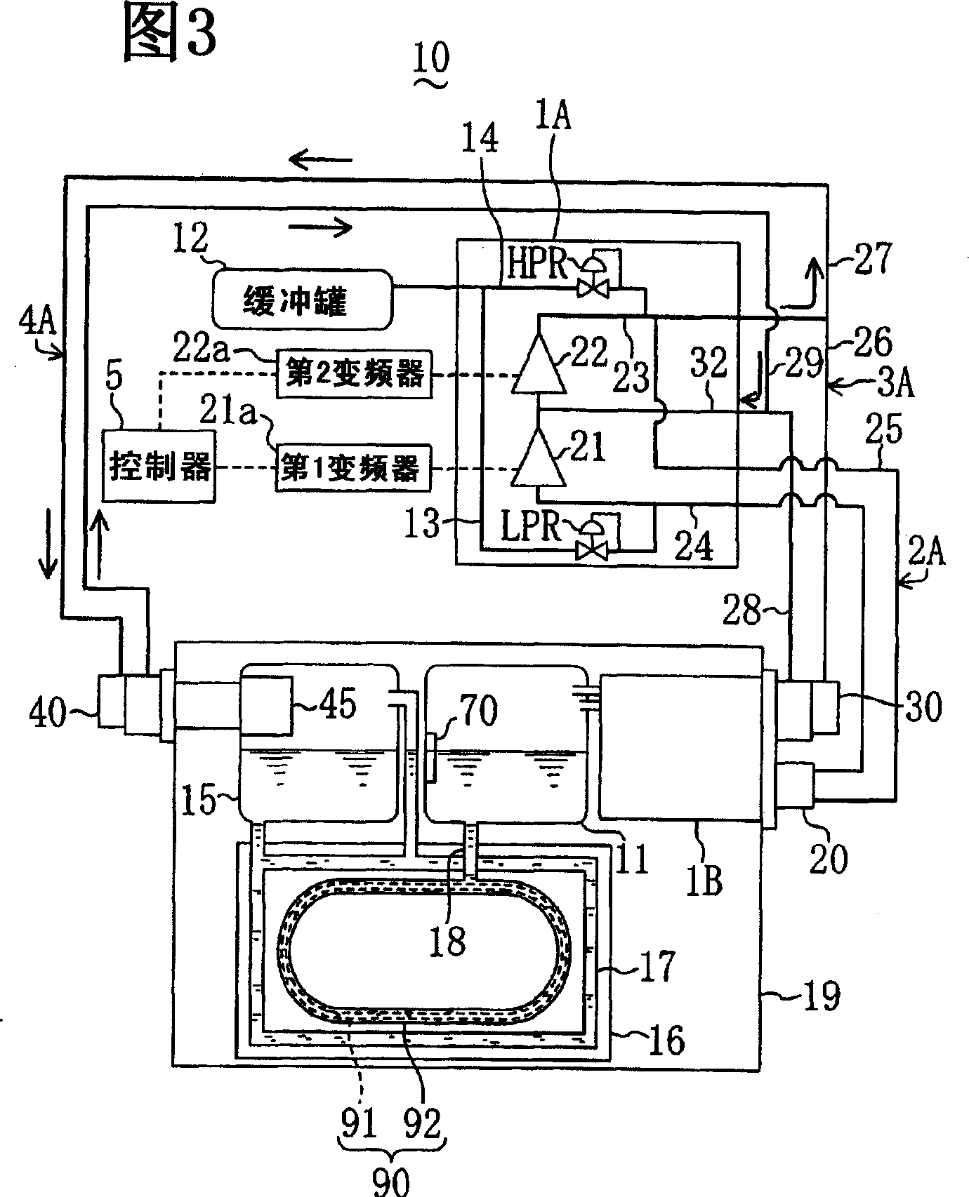 Ultra-low temp refrigerating device