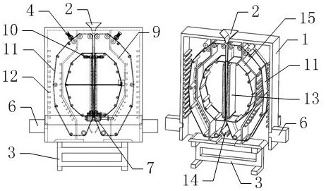 Small-size liquid pressing machine for liquid removal