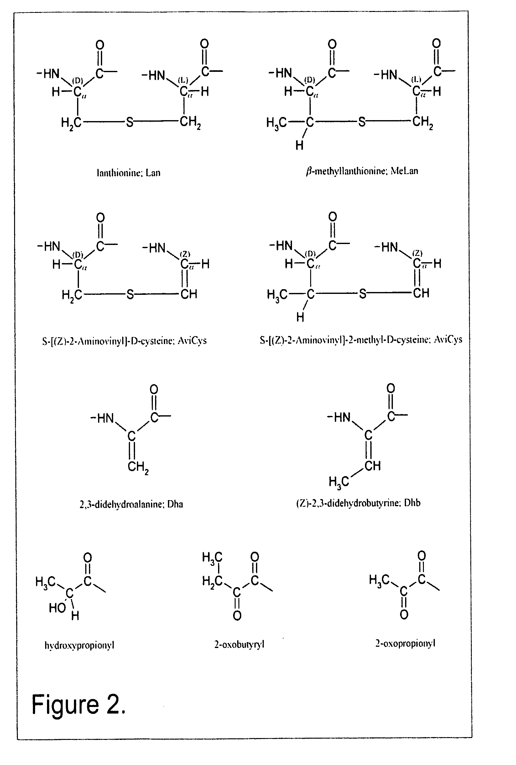 Differentially protected orthogonal lanthionine technology