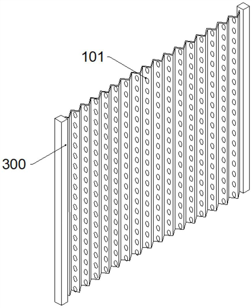 Fabricated double-layer corrugated steel plate composite shear wall and splicing method thereof