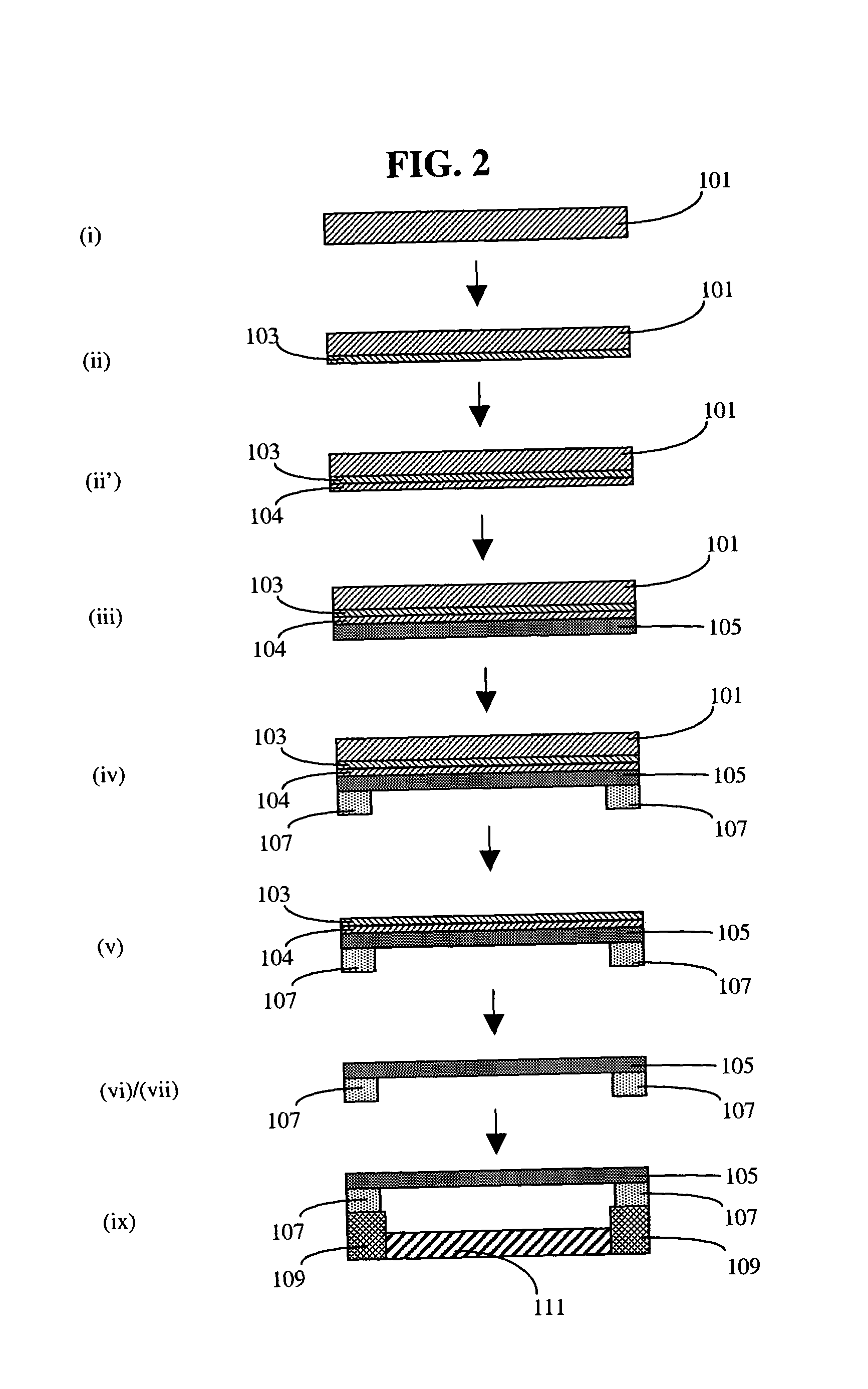 Process for making hard pellicles