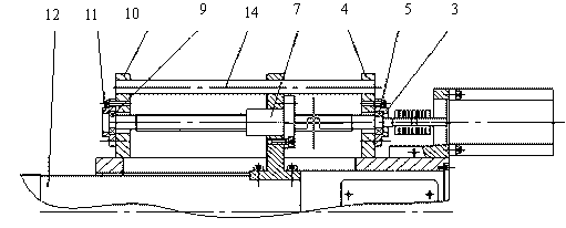 Laser cutting head follow-up device