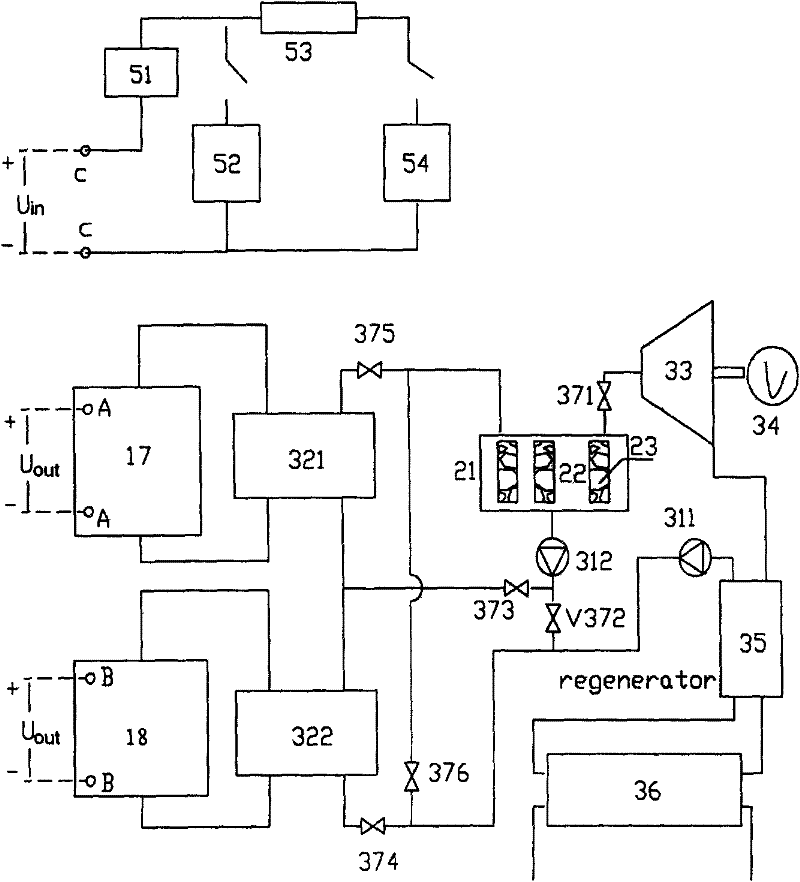 Solar-energy low-temperature thermal power-generation and photovoltaic power-generation combination system