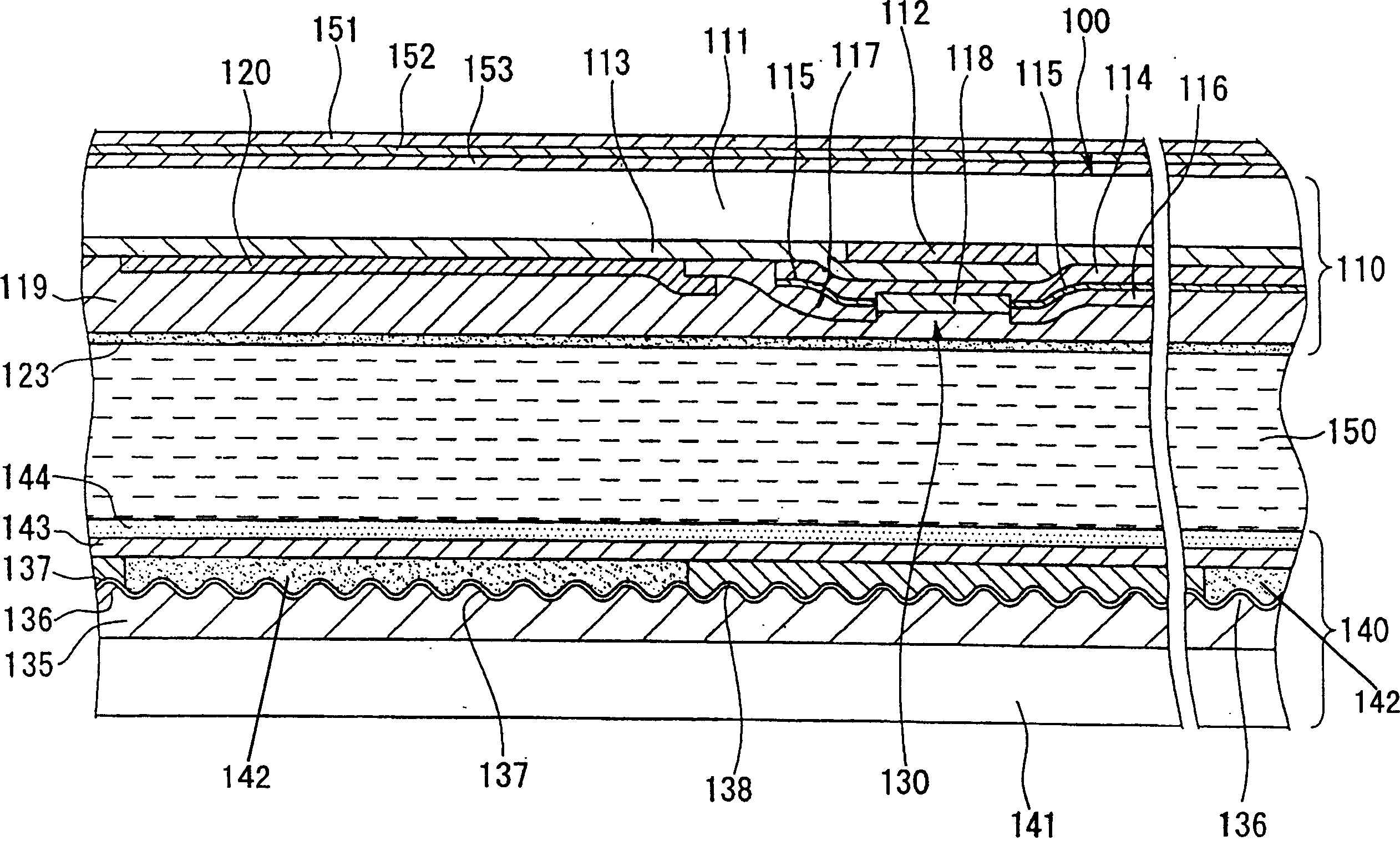 Active matrix display device