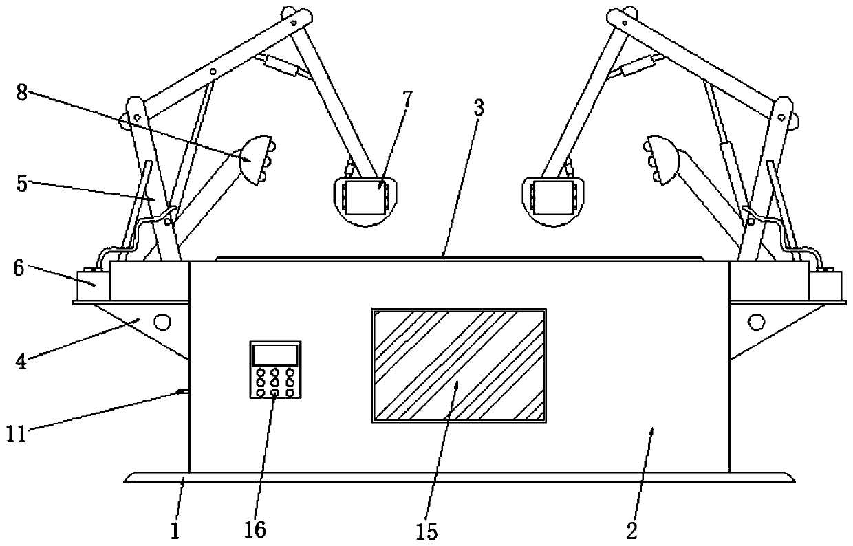 Cleaning and rust preventing integrated device based on automobile crankshaft processing