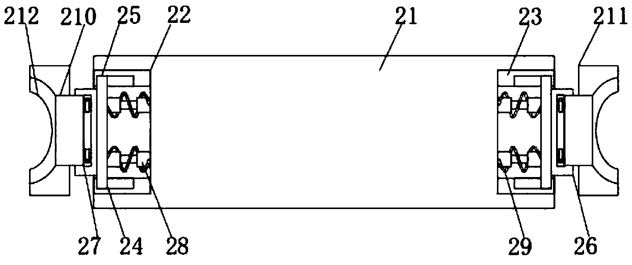 Array-type planting device for seedling planting