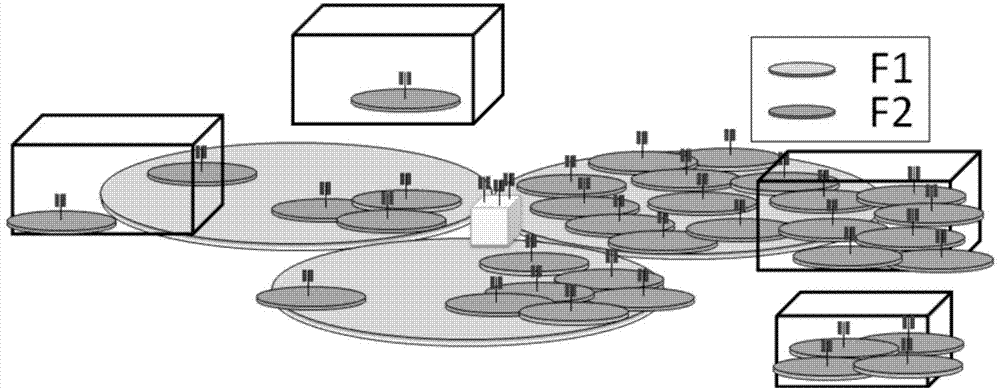 Micro-cell identification obtaining method and system achieved based on macro base station and base station