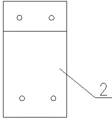 Connecting clamp of distribution transformer bushing lead screw rod and line wire