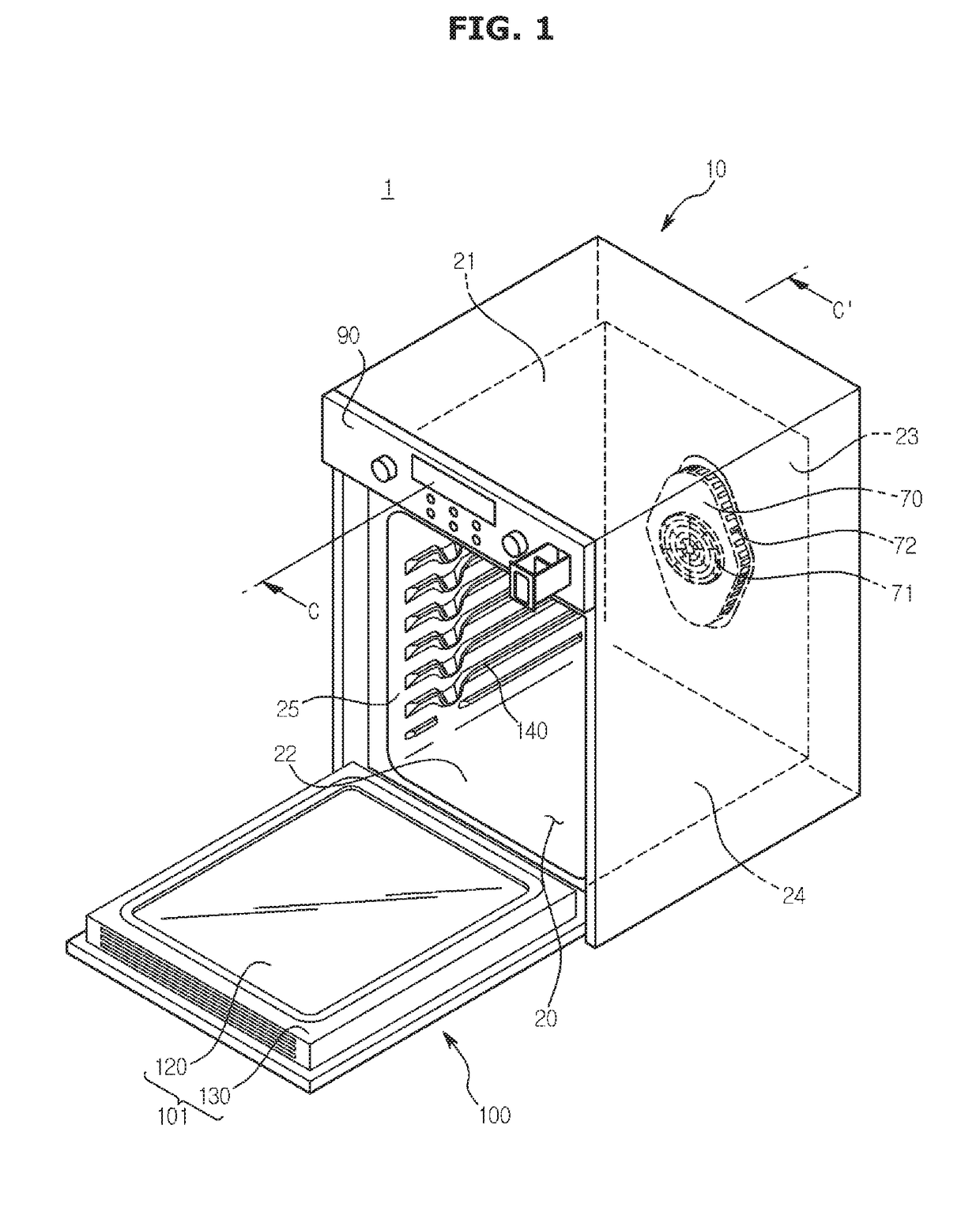 Exterior material of home appliance, home appliance including the exterior material, and manufacturing method thereof