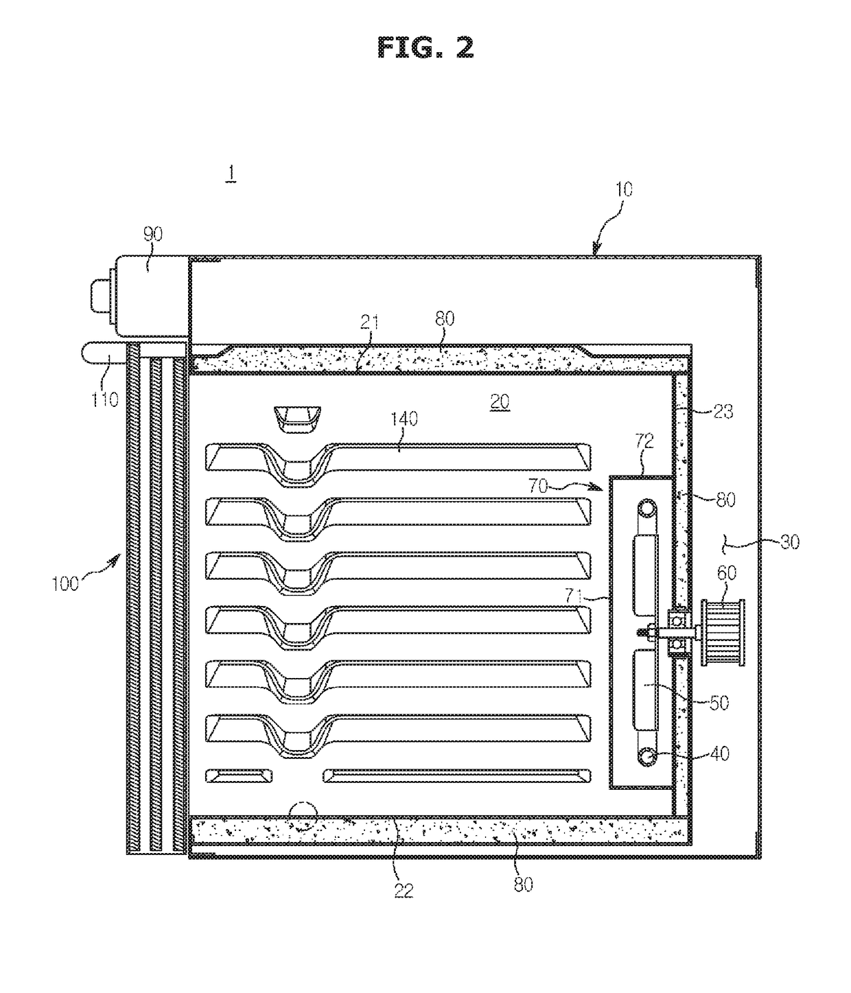 Exterior material of home appliance, home appliance including the exterior material, and manufacturing method thereof