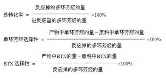 Catalyst for converting sulphur-containing polycyclic aromatic hydrocarbon into mononuclear aromatic and preparation method of catalyst