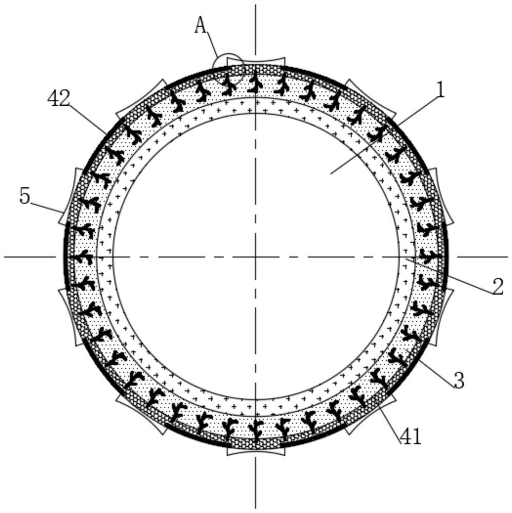 A double-state temperature-changing cold-proof and frost-proof cable