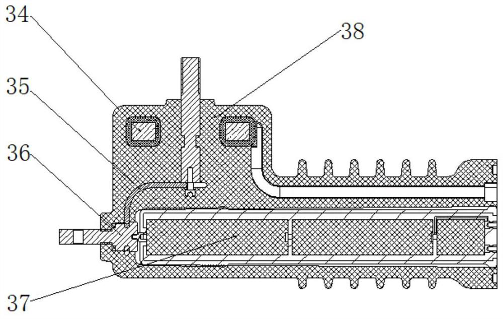 Intelligent support suitable for circuit breaker or drop-out fuse