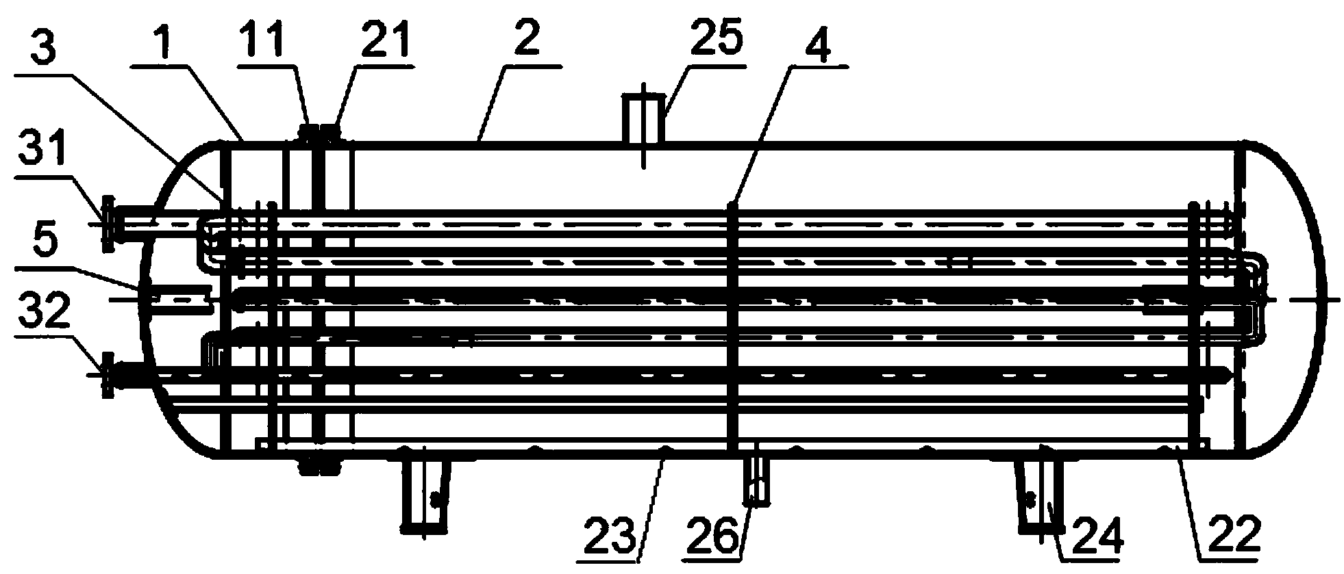 Multi-layer S-shaped coiled tube type flash heater