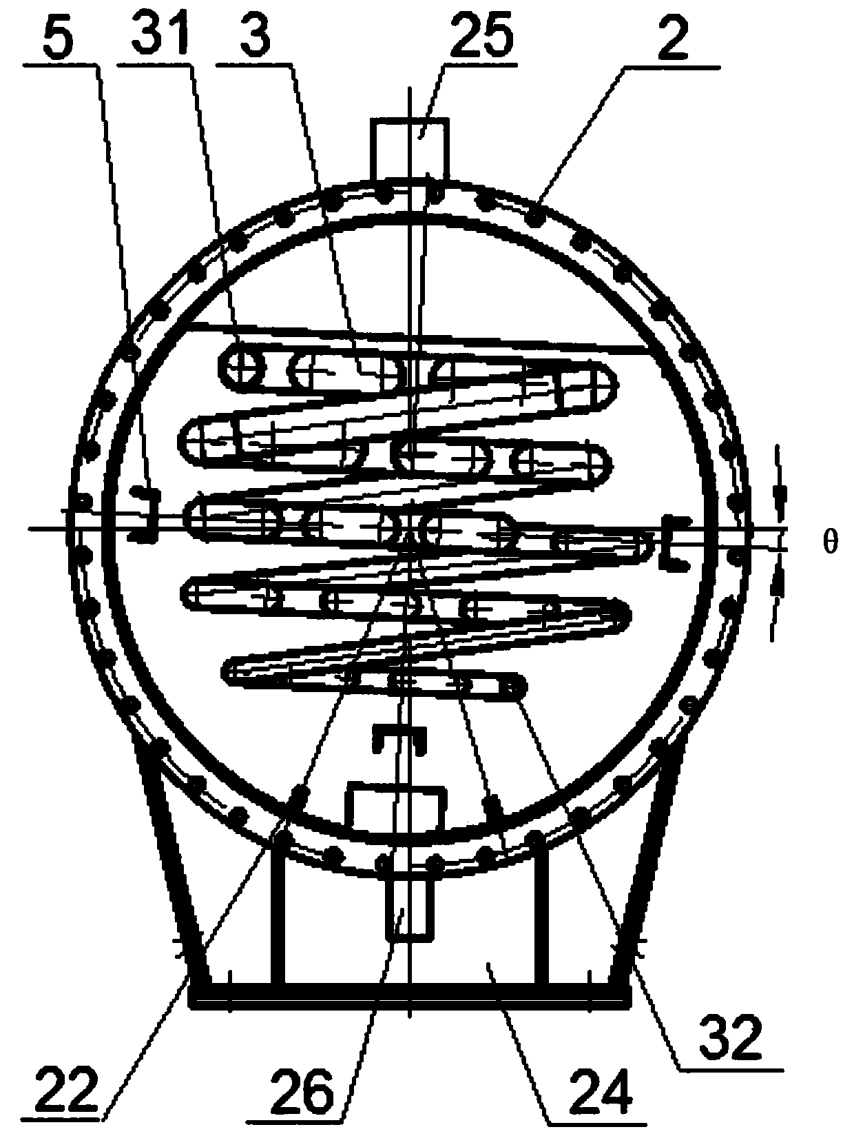 Multi-layer S-shaped coiled tube type flash heater