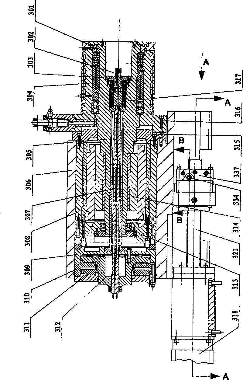 Numerical control machine for lapping spiral bevel gear