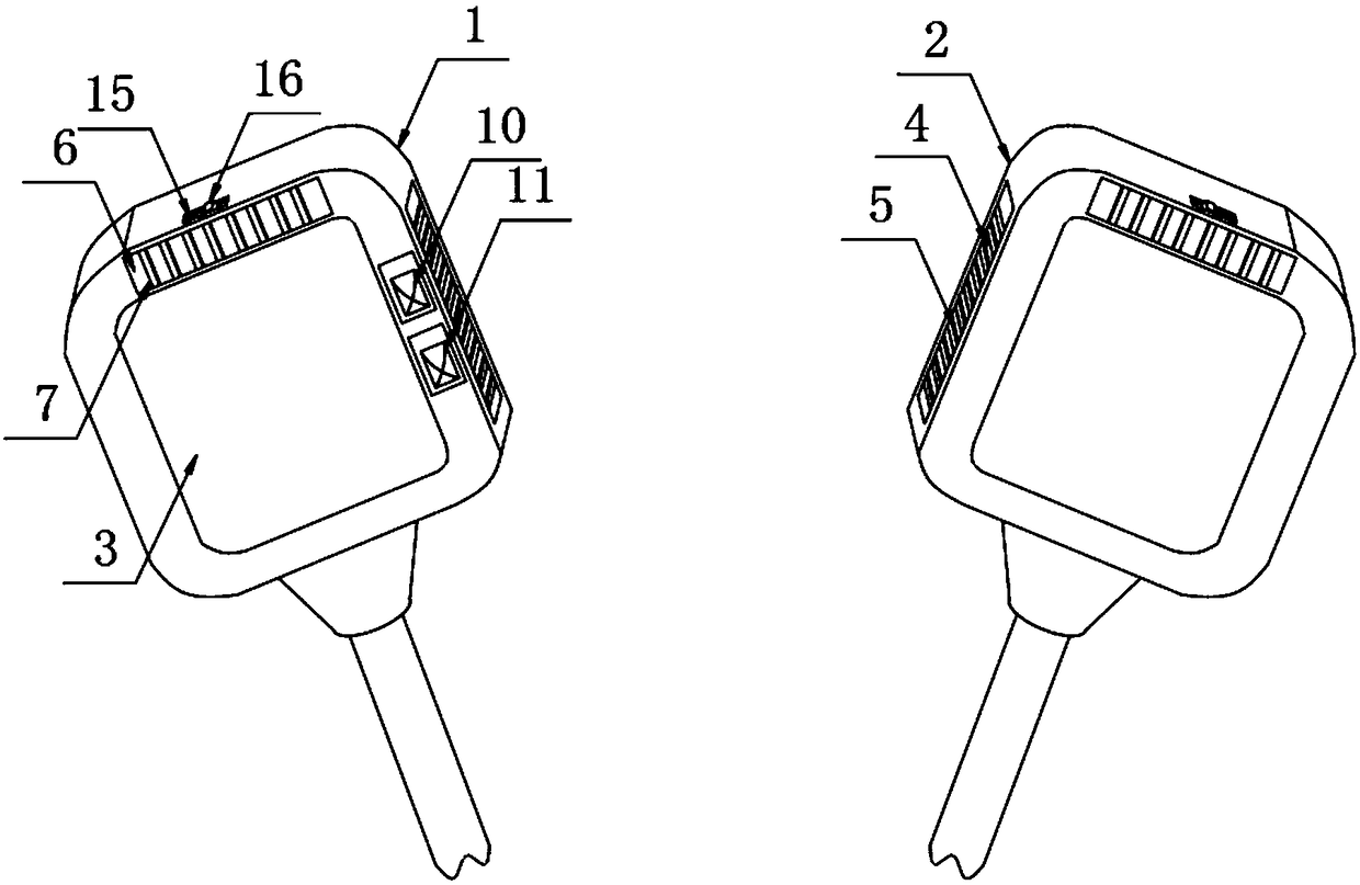 A motorcycle airflow rain-proof rear-view mirror