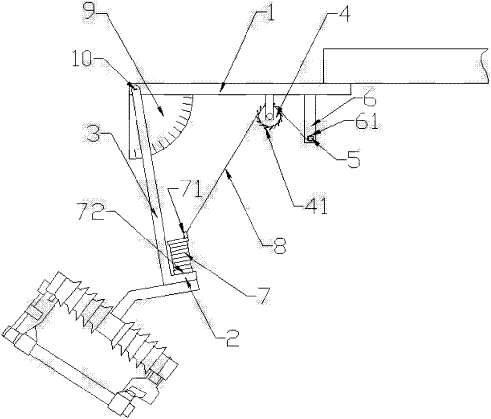 A drop fuse mounting bracket