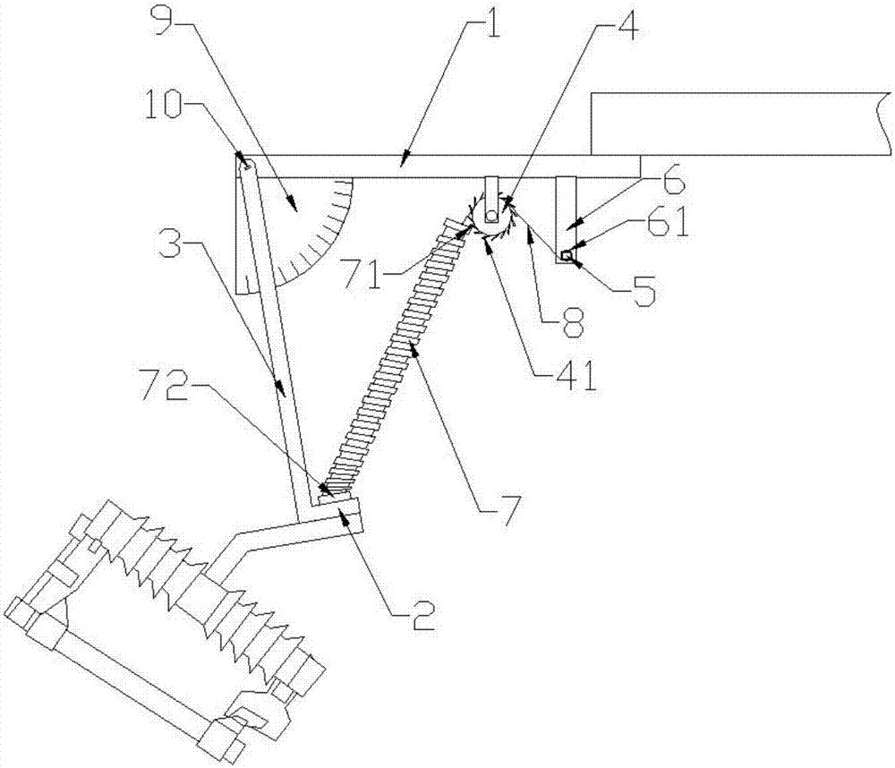 A drop fuse mounting bracket