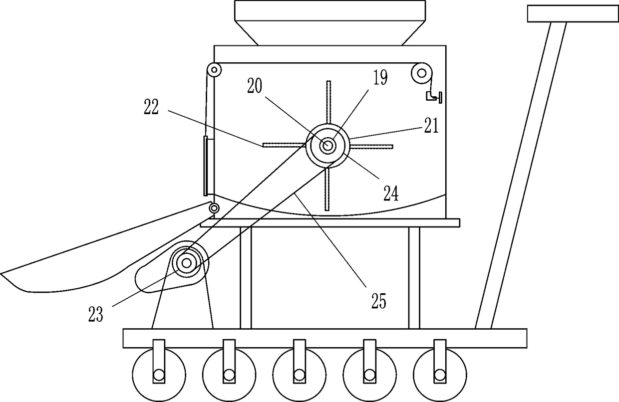 Road soil filling and compacting device