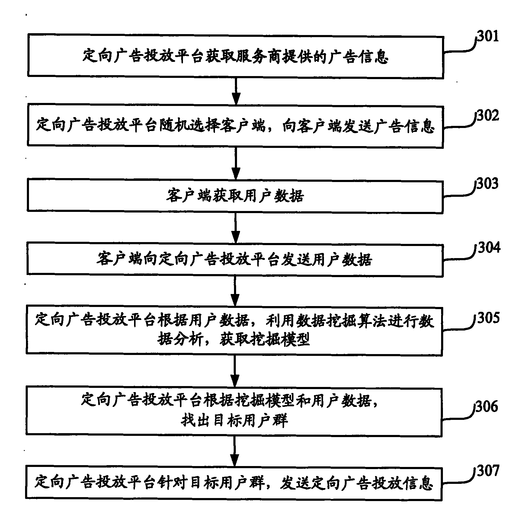 Data mining-based directional advertisement release method, system and equipment