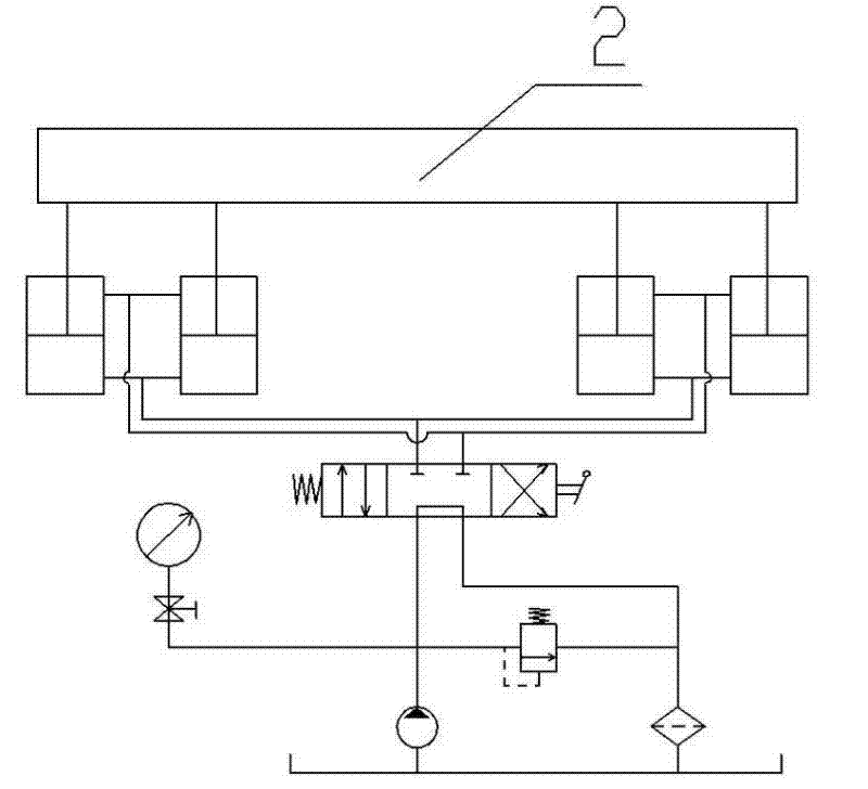 Erecting, pushing and sliding method of steel box beam