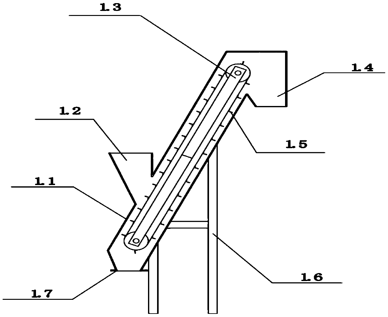 Device for screening and cutting short of long tobacco shreds