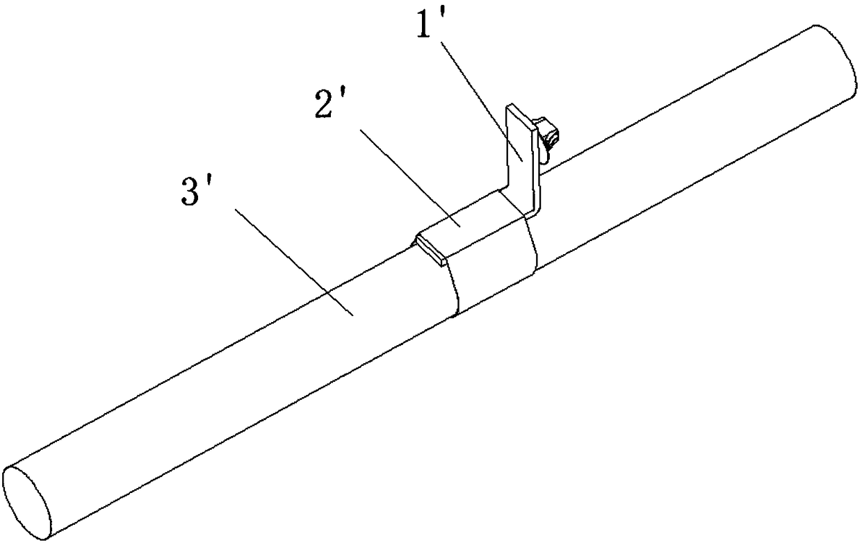 Pipeline route fixing device