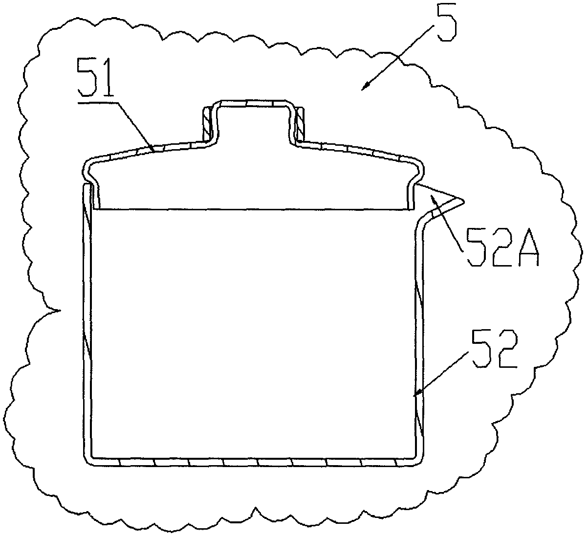 Electric heating appliance provided with diversion trench and movable detection device