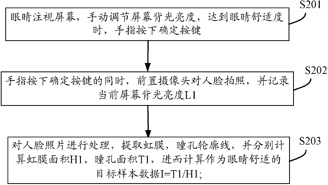 Terminal screen backlight adjusting method and terminal