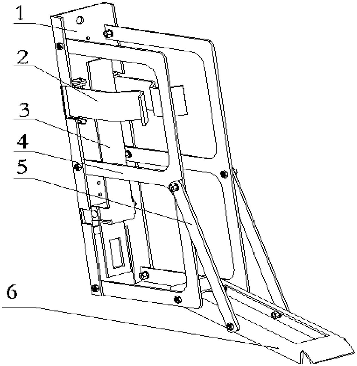 Modularized vertical bicycle parking device