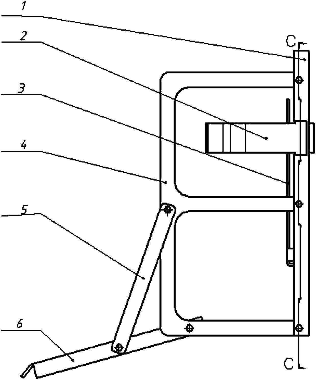 Modularized vertical bicycle parking device