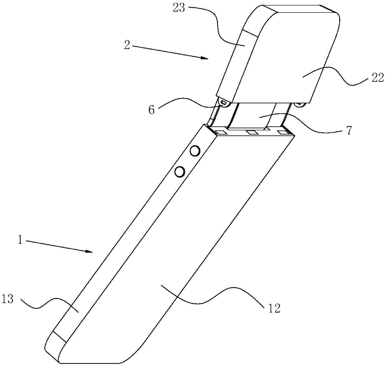 A mobile terminal with a flexible screen that can hide a camera