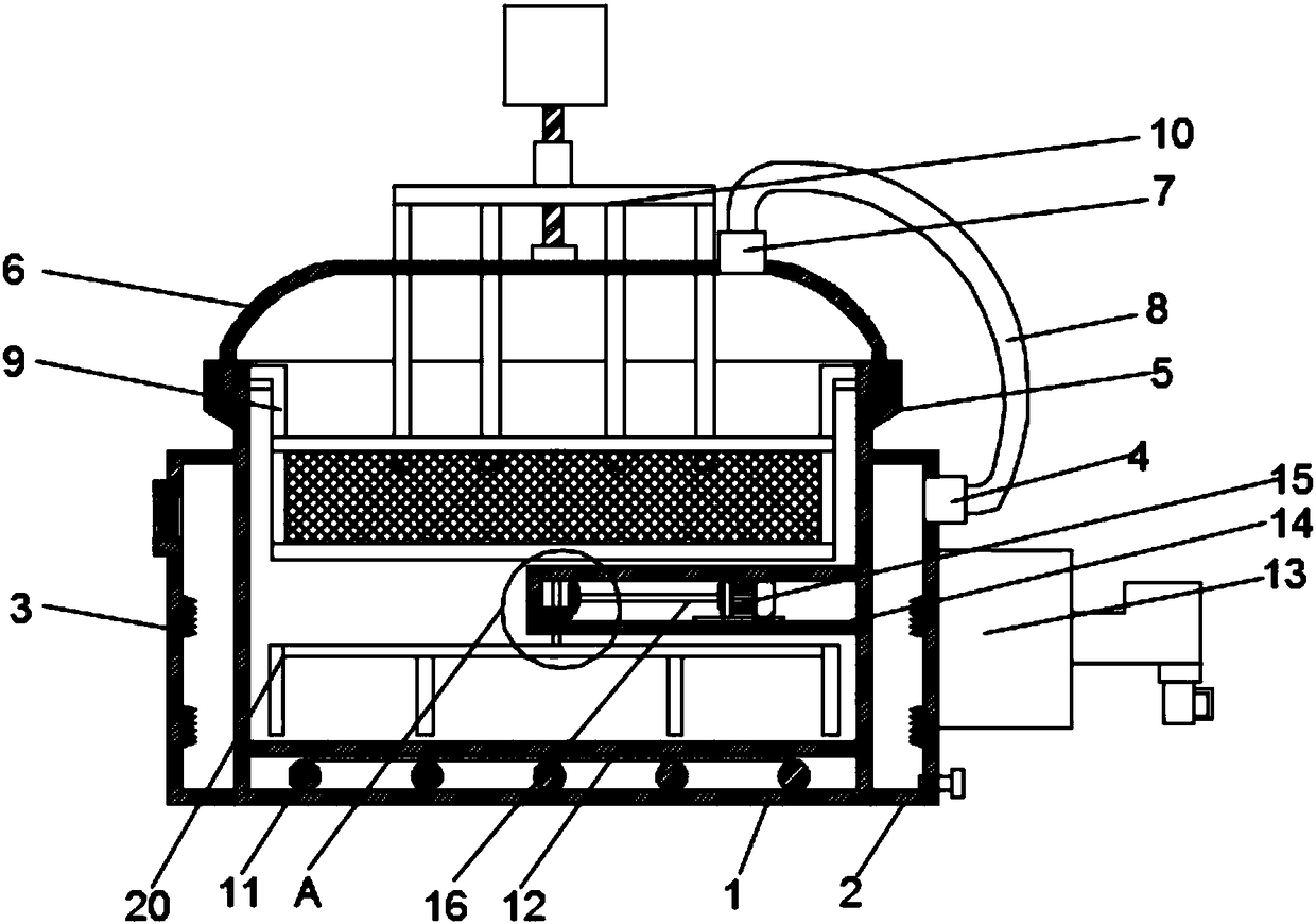 Domestic rice wine brewing device