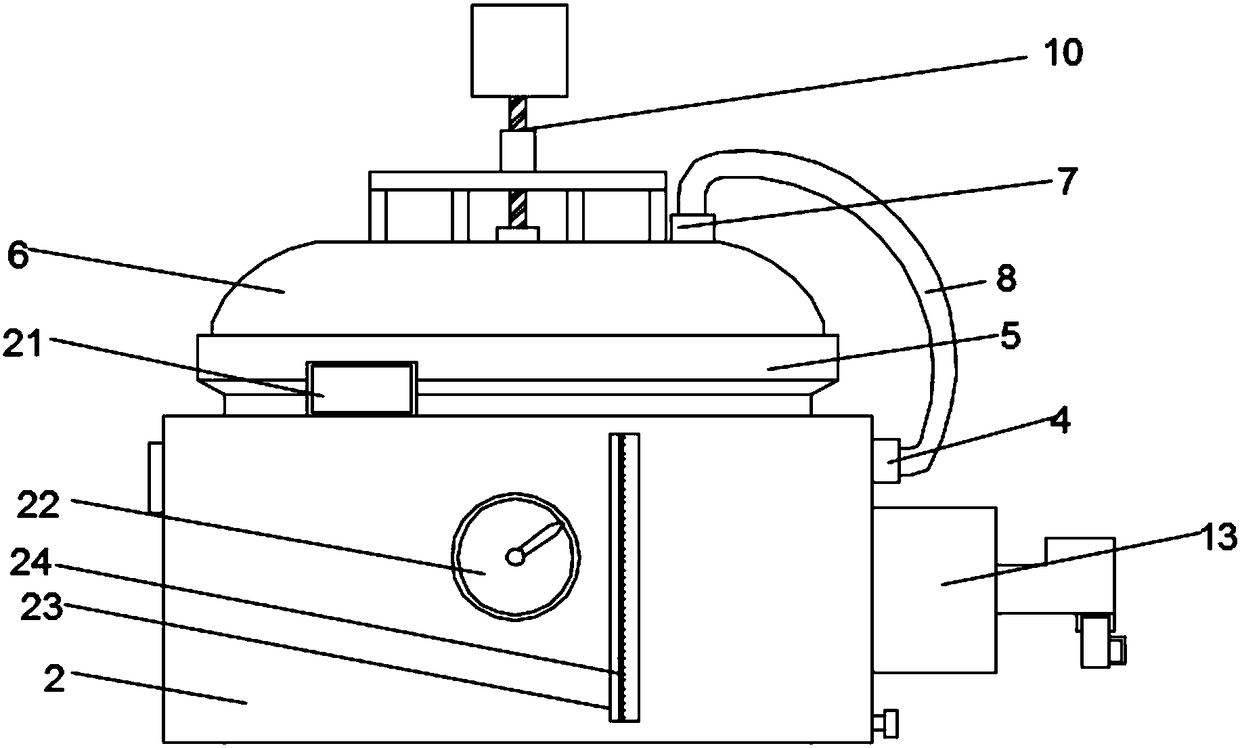 Domestic rice wine brewing device